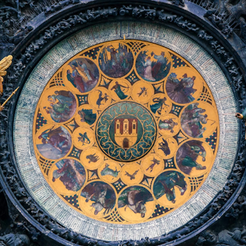 an astrology clock